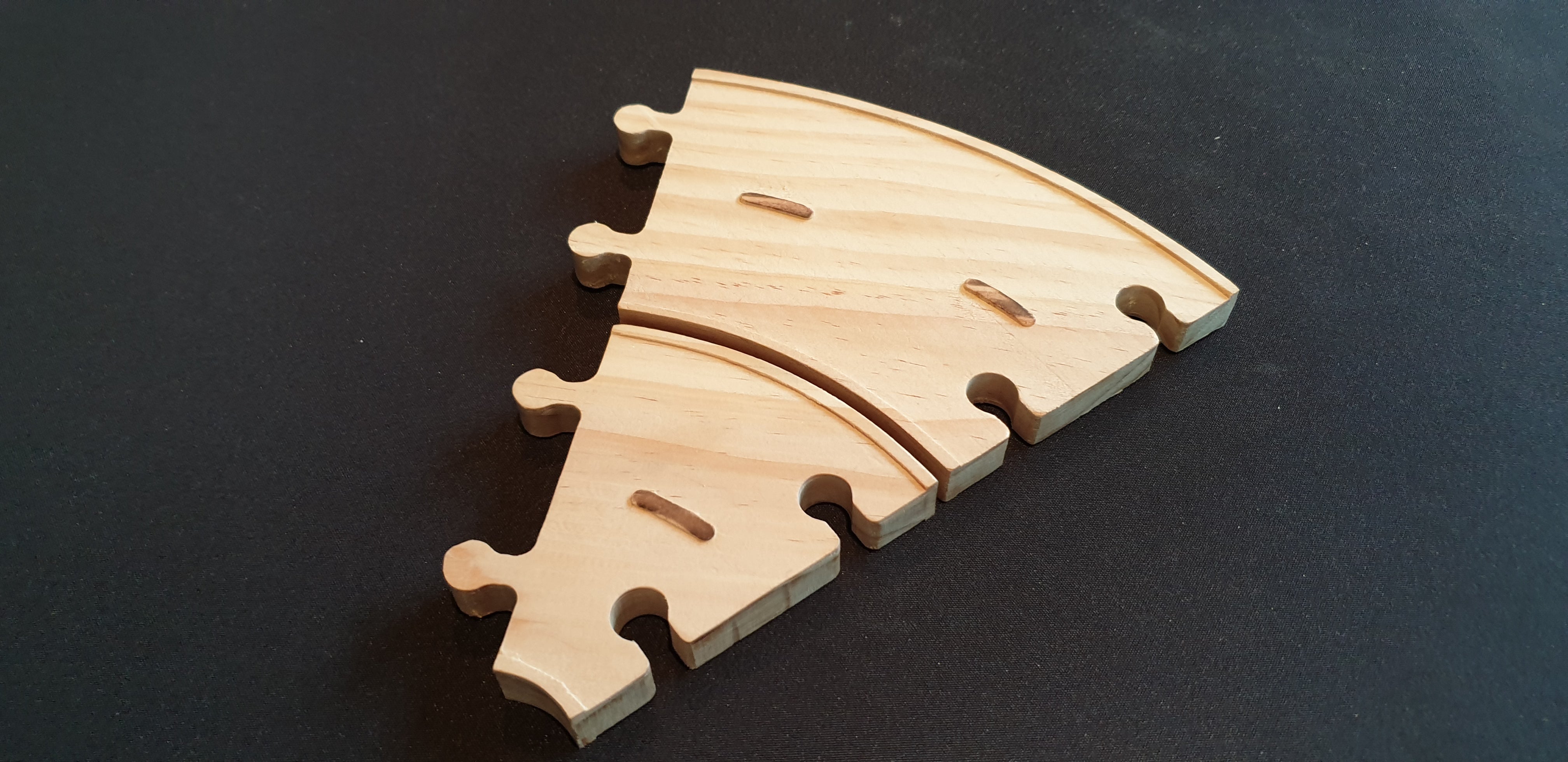 Size 1 corner goes side by side with size 3.