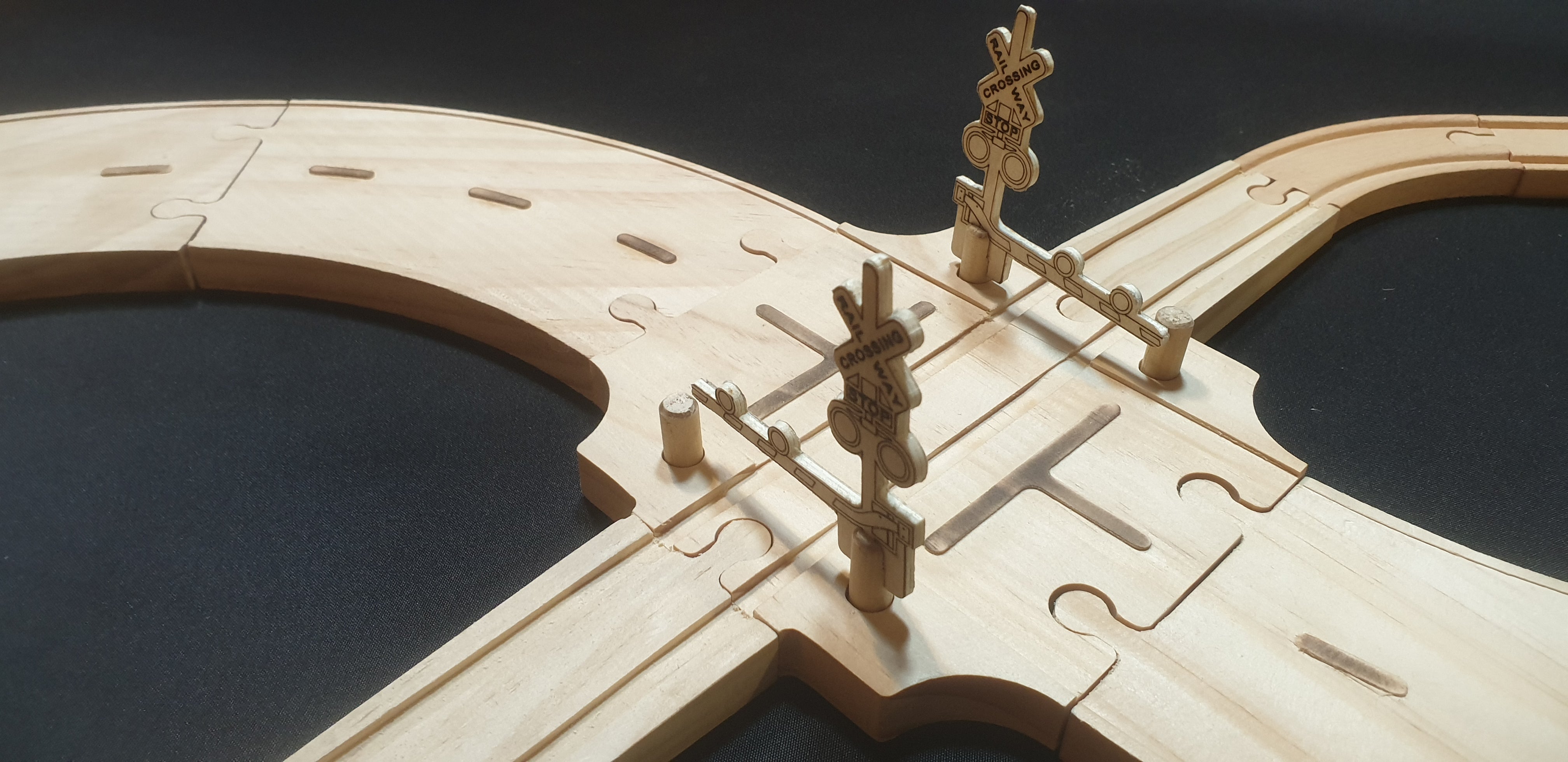 Timber road Railway Crossing - Basic