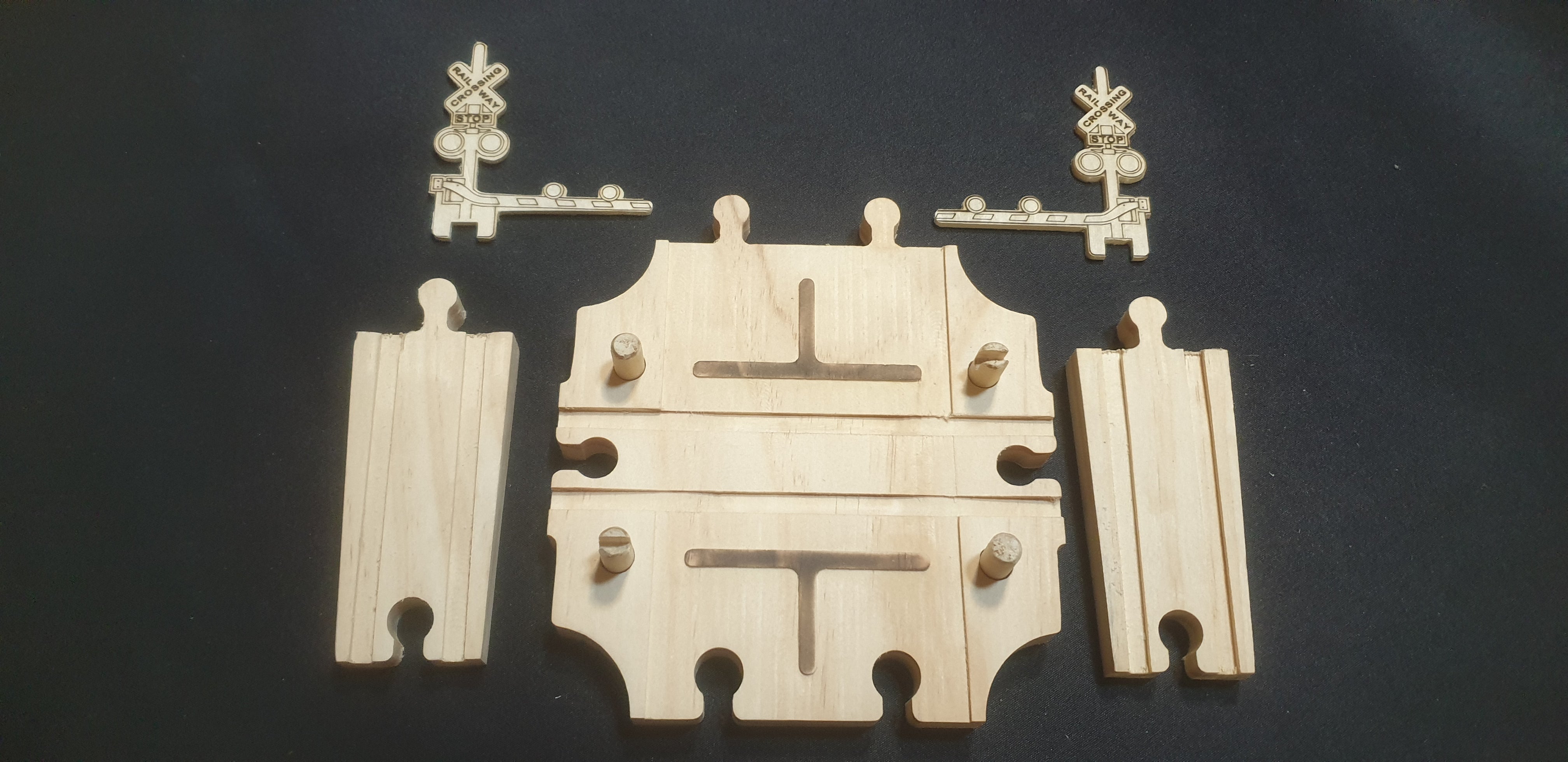 Timber road Railway Crossing - Basic