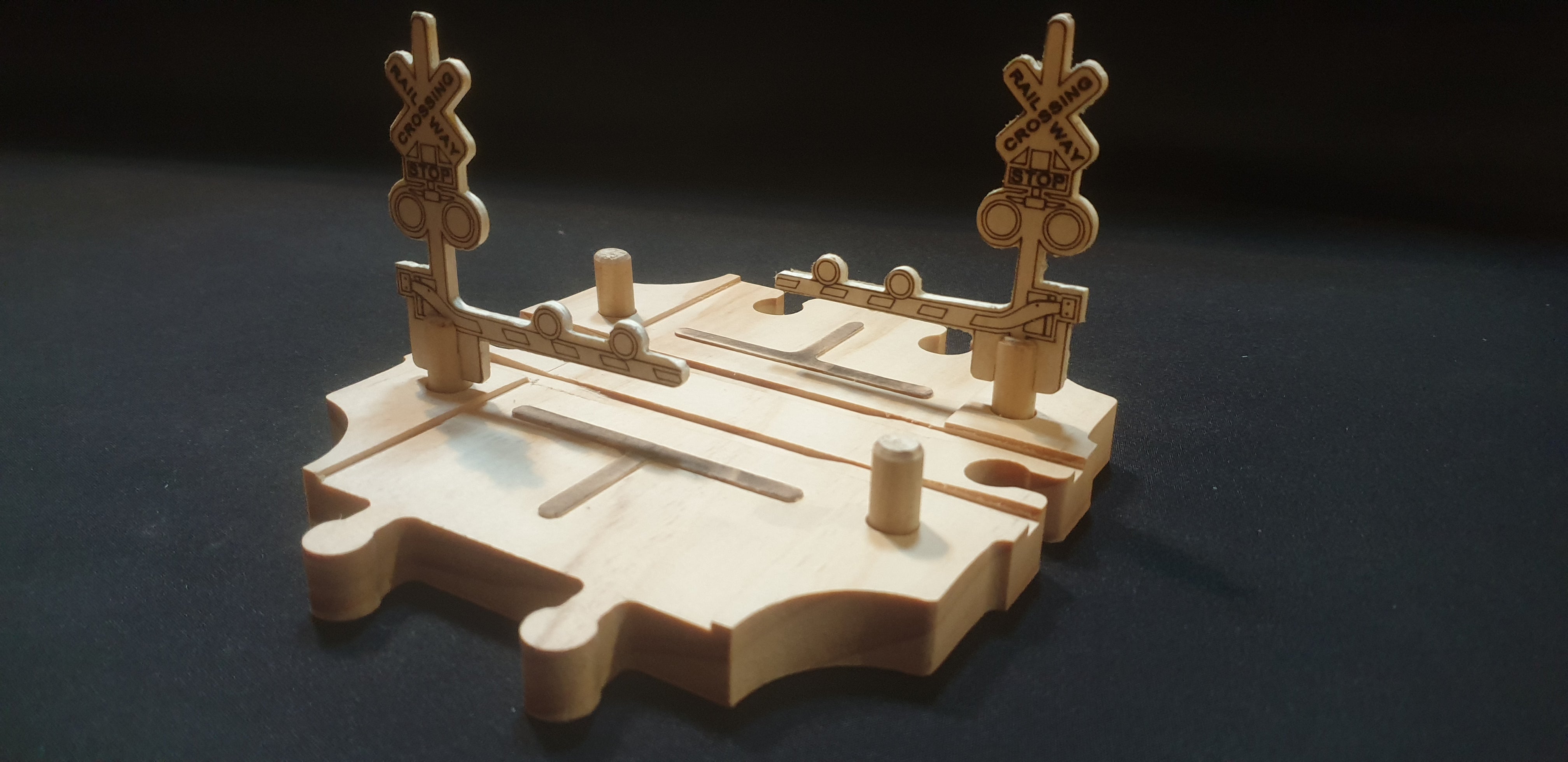 Timber road Railway Crossing - Basic