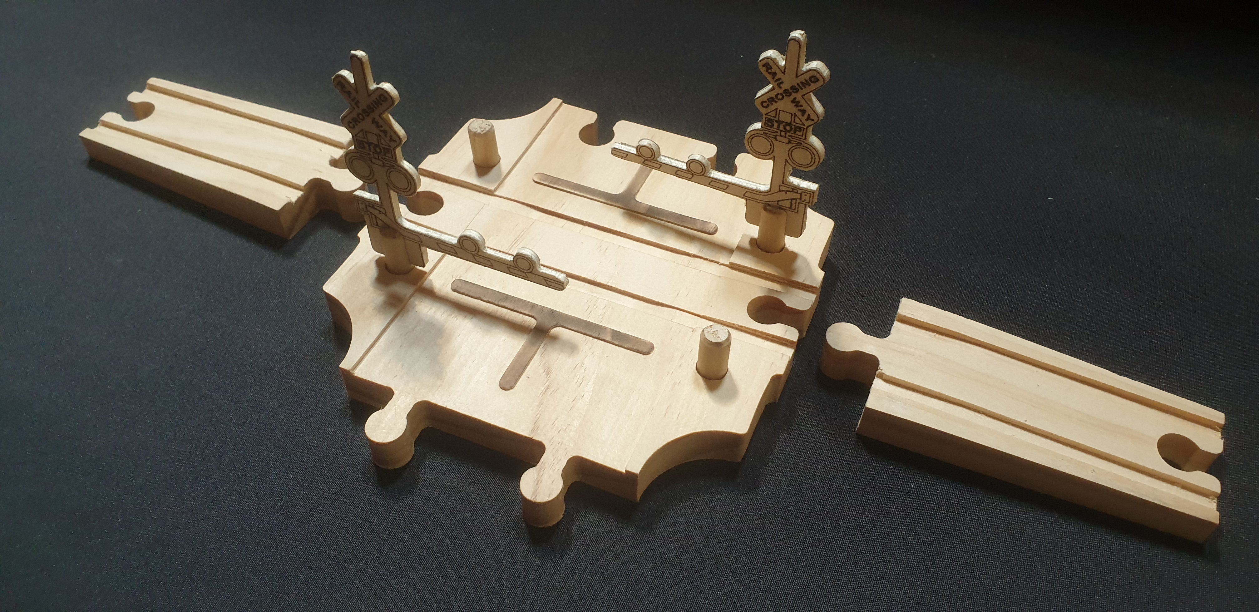 Timber road Railway Crossing - Basic