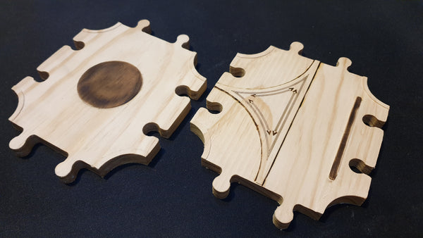 Timber road 'Round about' intersection (Suburbia collection)