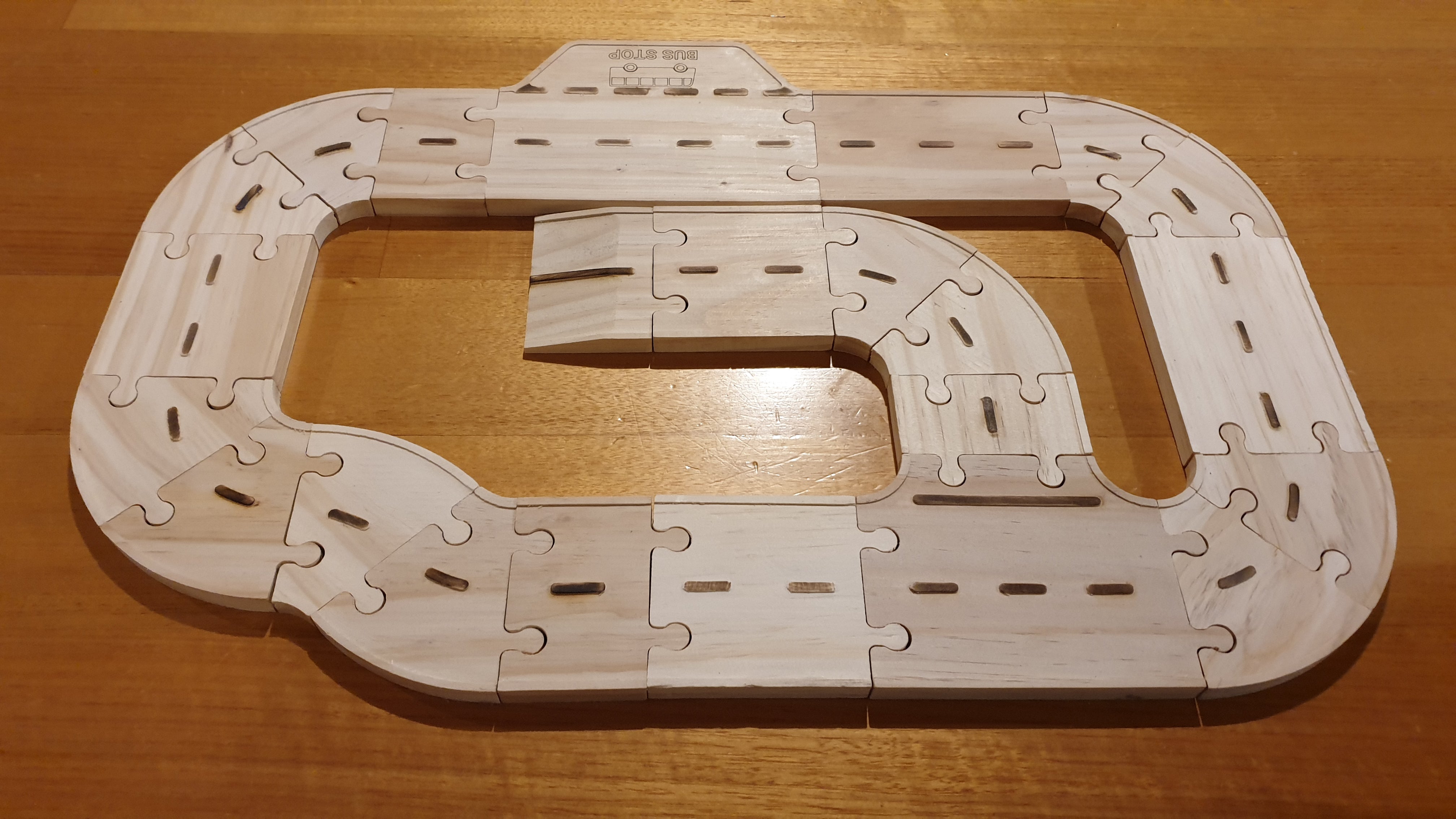 M1 Suburbia Timber Roads Starter Pack (Medium 1) 60cm x 40cm